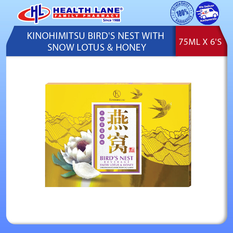 KINOHIMITSU CNY HAMPER BIRD'S NEST WITH SNOW LOTUS & HONEY 75ML X 6'S